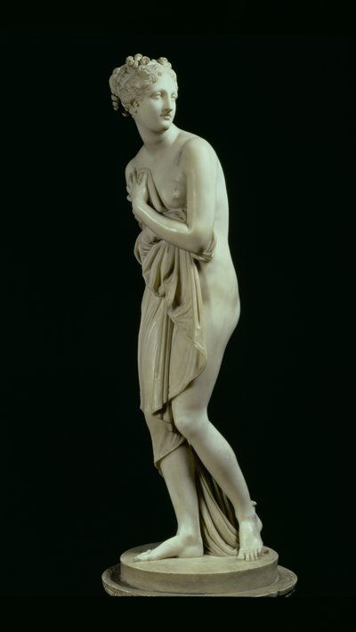 Venus, Seitenansicht, 1810 (Marmor) von Antonio Canova